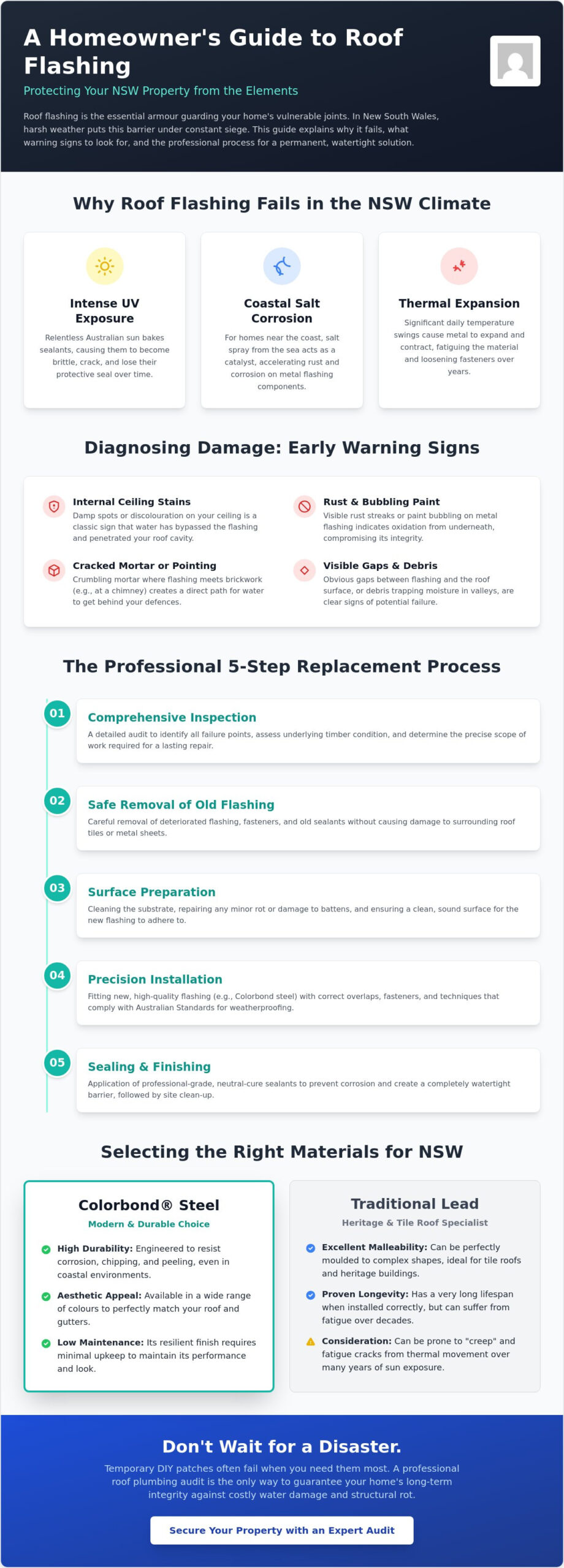 Roof Flashing Replacement NSW: The Professional How-To Guide