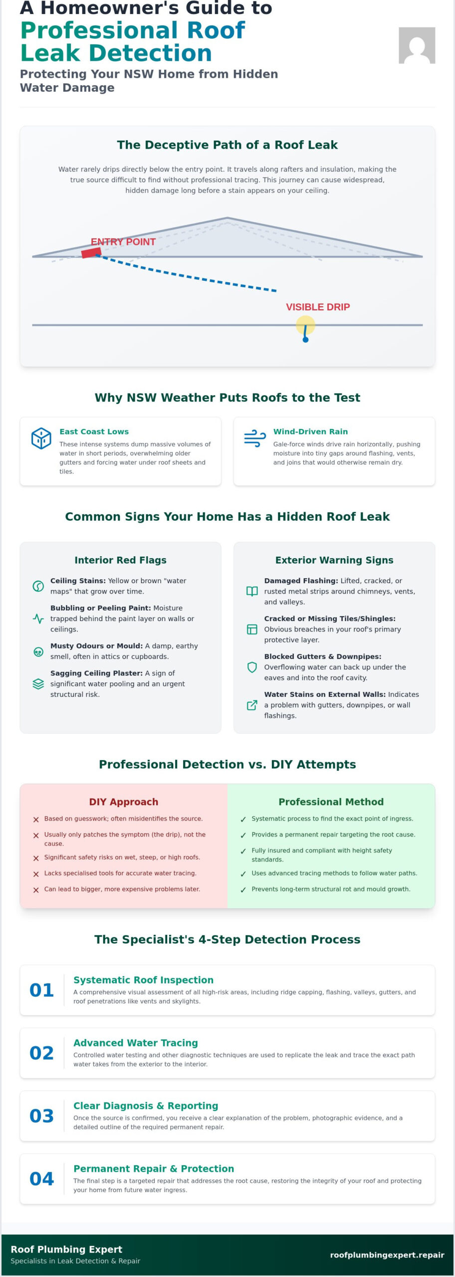 Roof Leak Detection NSW: The Complete Guide to Protecting Your Home
