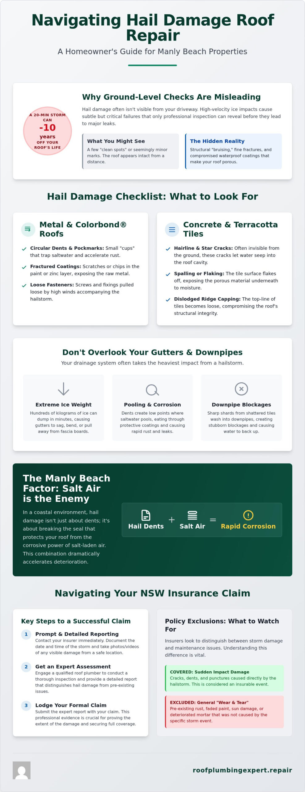Hail Damage Roof Repair in Manly Beach: A Homeowner’s Guide to Recovery